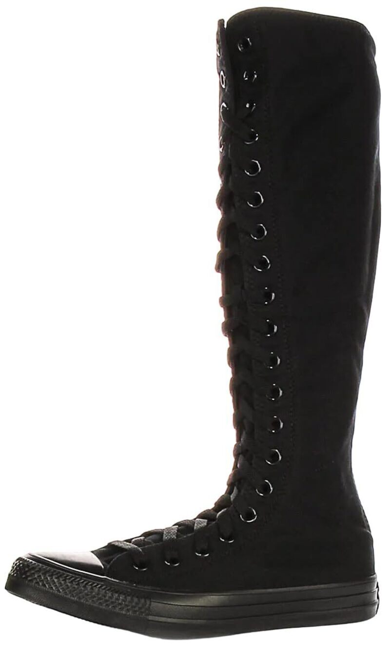 CONVERSE, UNISEX, CHUCK TAYLOR ALL STAR XX-HI, BLACK/BLACK/BLACK, MEN'S 5.5, WOM
